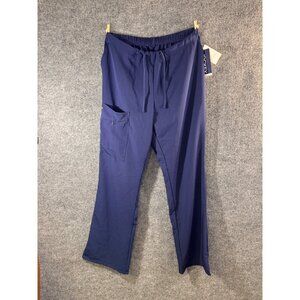 Jockey Women's medium Blue Maximum Comfort Scrub with pockets Pants  NWT